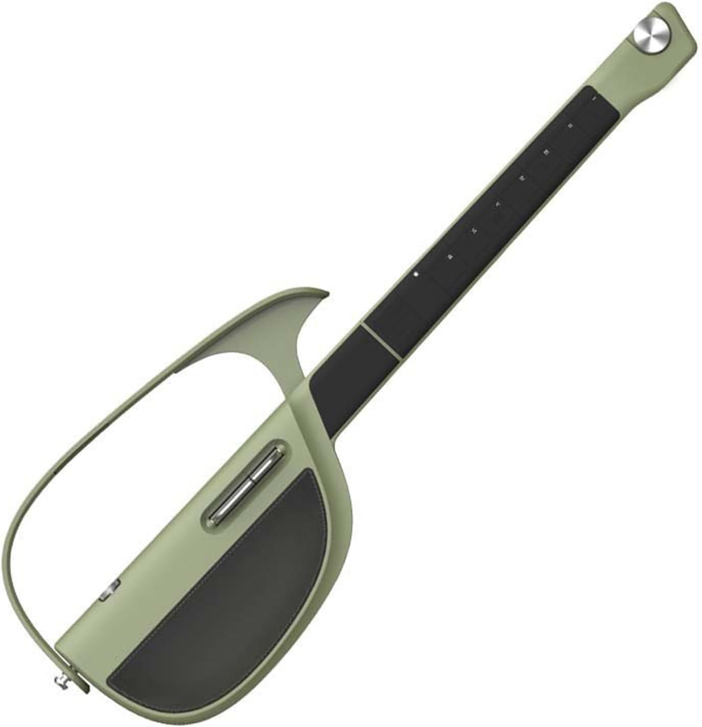 Zunate Smart Stringless Electric Guitar - Avid Fans of Music, Automatic Playing Chord Accompaniment (One Man, One Band), E Guitar with Earphone Jack, Easy for Beginners (Green)