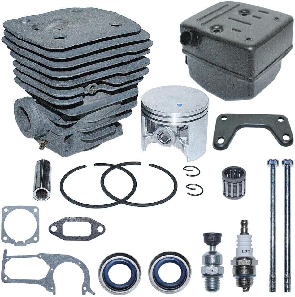 Replace Tool Spare Part for Machines Cylinder Piston Needle Bearing Oil Seal Pin Kit for Husquarna 395 395XP Chainsaw (#US-20072024-08324)