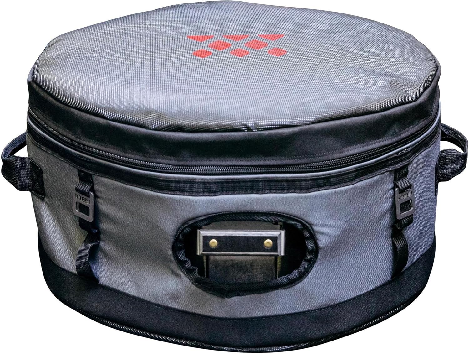 Breeo Y Series Transit Case - Round Fire Pit Cover - Firepit Cover for Carrying & Transporting - Bag for the Y Series Smokeless Fire Pit - Rubberized Vinyl Lid and Botton - Water Resistant - USA Made