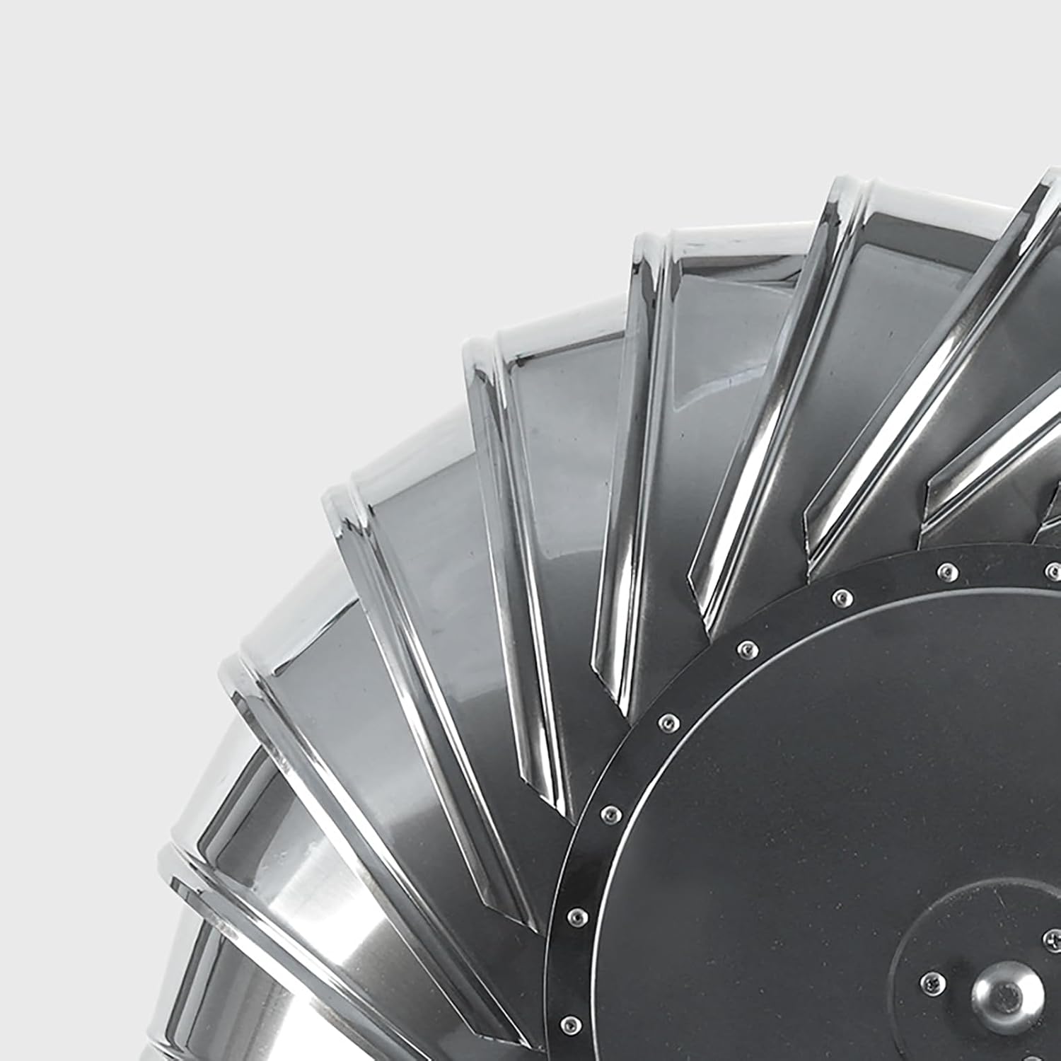 Ventilation Chimney Cowl - 200-400mm Stainless Steel Spinning Wind Rotating Cap, with Fixed Feet, Prevent Movement for Houses Factory Attic Farm (400)