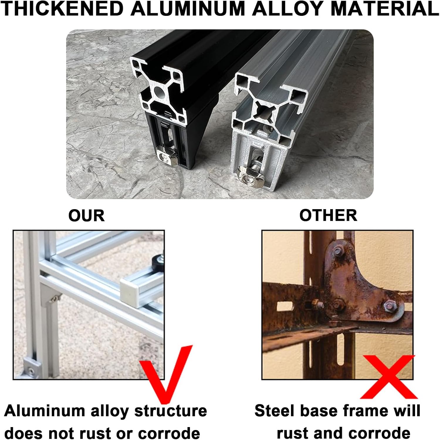 Heavy Duty Ground Stand for Mini Split Air Conditioners, Ductless Heat Pump Bracket for 9,000-18,000 BTU, Condenser Support (90x40x150cm)