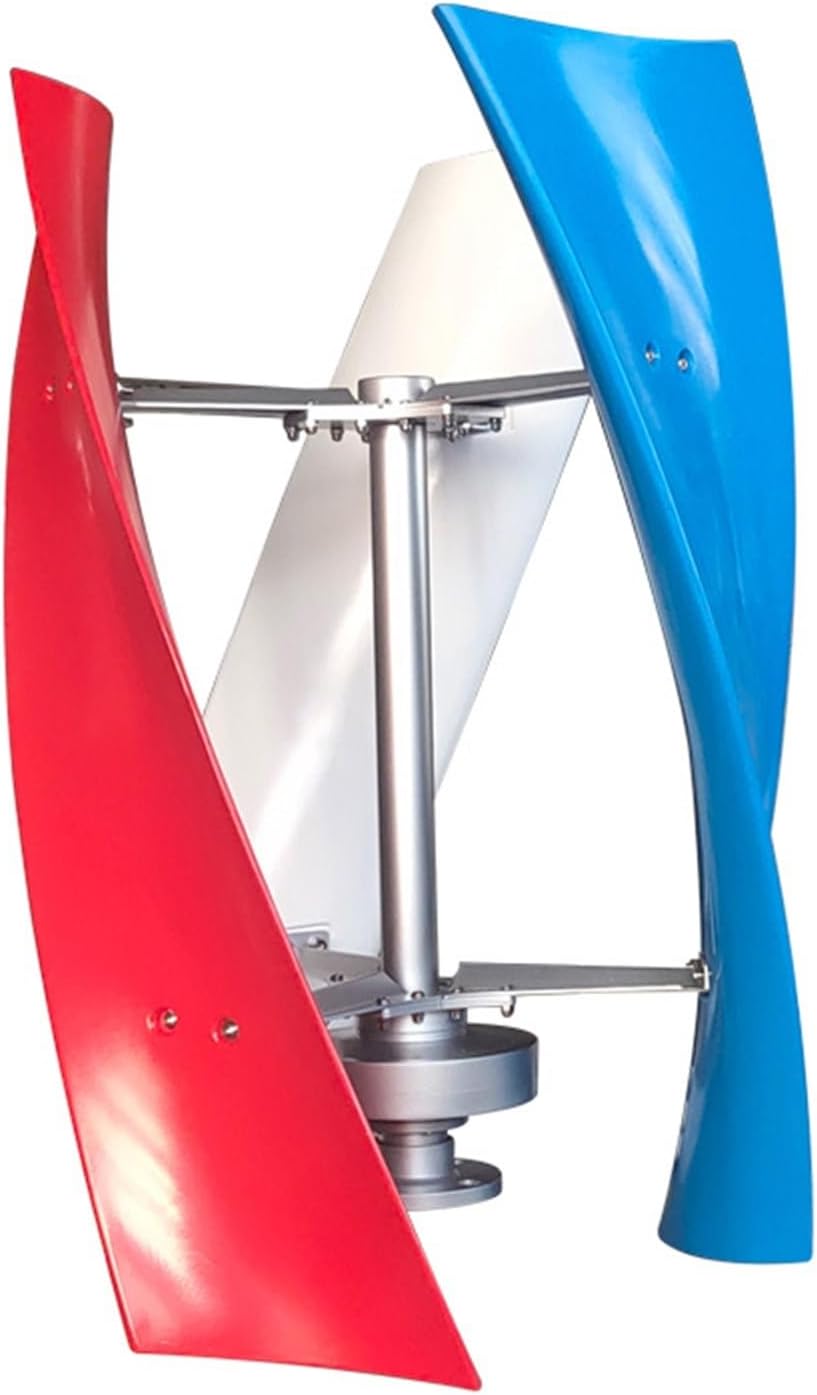 Wind Generator, Vertical Axis Miniature Wind, Permanent Magnet Levitation, Micro-Wind Start, for Home, Landscape, and Street Lighting, 500W 12V with Controller,Wind Turbines