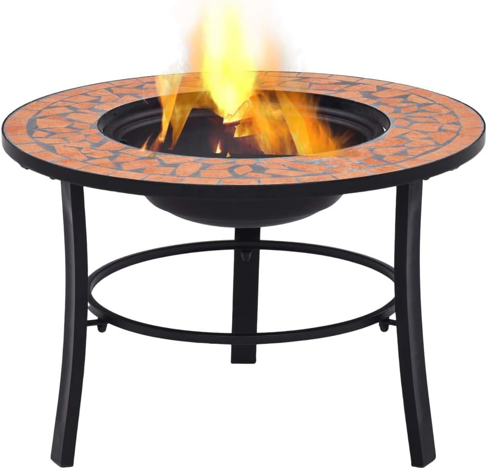 Mosaic Fire Pit Terracotta 26.8 Ceramic