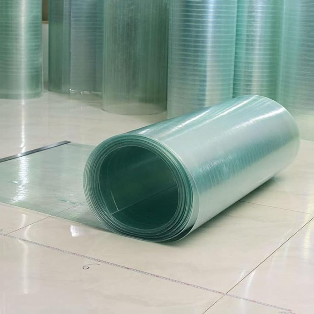 DAZULI Greenhouse Covering Polycarbonate Plastic Sheet Outdoor Garden Canopy Shatter Resistant for DIY Easy to Cut and Bend0.8mm Thick(Size:59.1''x65.6',Color:Clear)