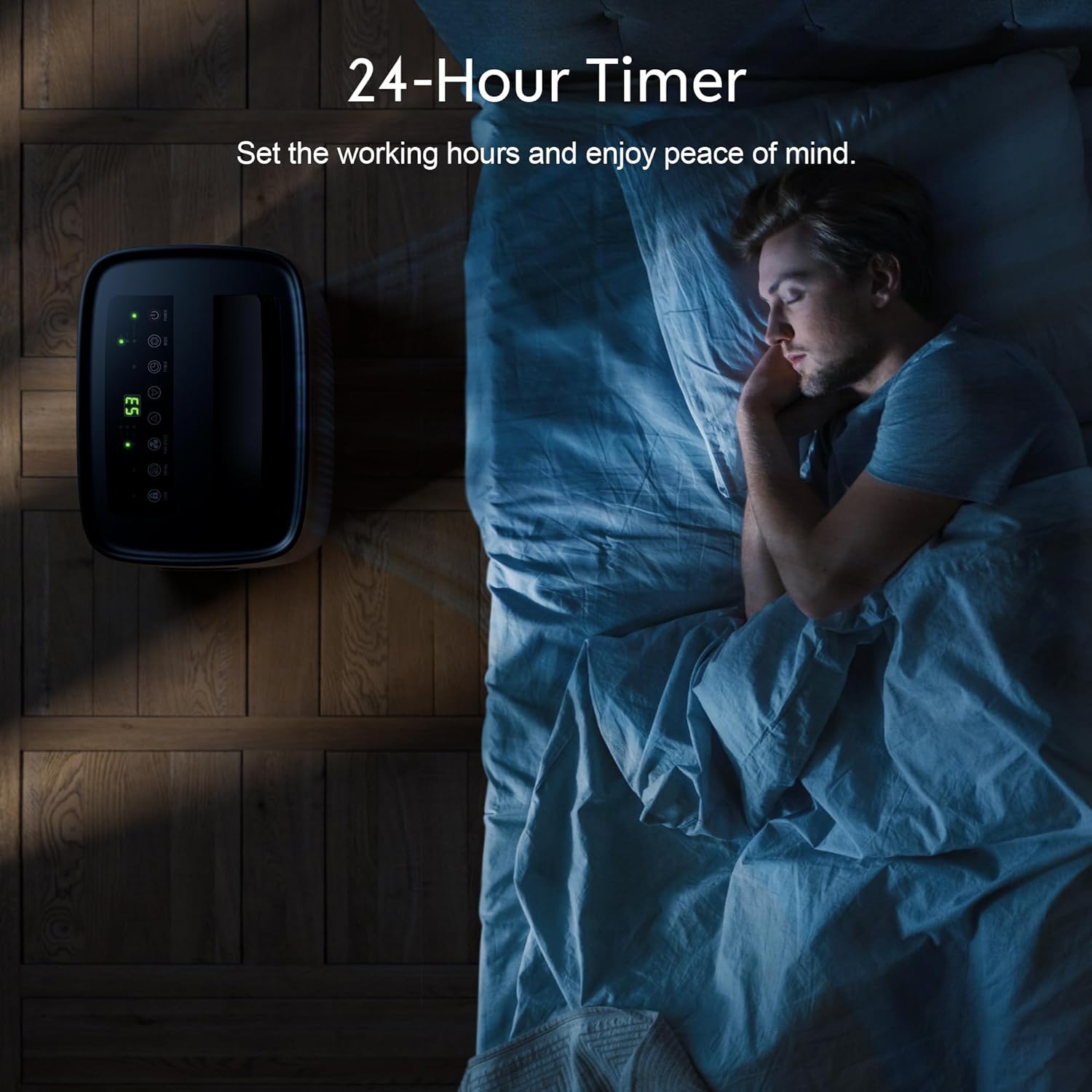 Waykar 150 Pints 7,500 Sq. Ft Energy Star Dehumidifier with Drain Hose for Commercial and Industrial Large Rooms, Home, Basements, Storages, Warehouses and Bedrooms