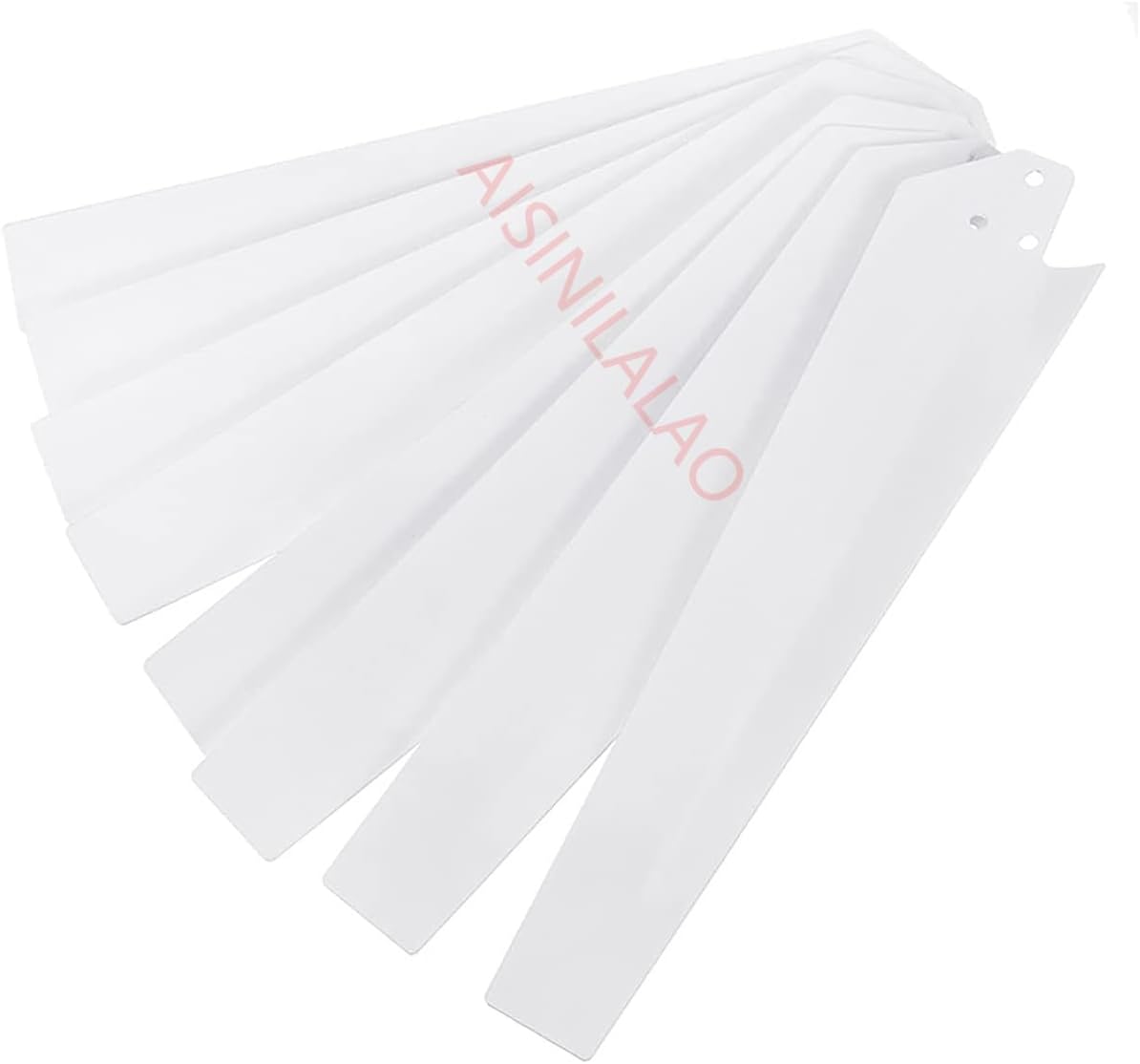 8Pcs Horizontal Wind Turbine Blades High Strength Nylon Fiber Wind Turbine Generator Blades Wind Generator Windmill Accessories