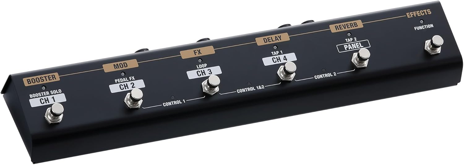 Boss GA-FC-EX Foot Controller Bundle with Gearlux Instrument Cable, Patch Cable, Picks, and Austin Bazaar Polishing Cloth