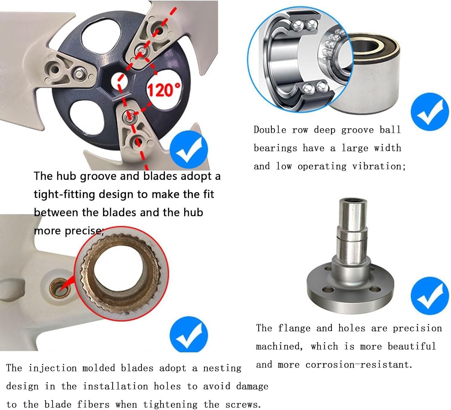 2000W 12V/24V Wind Turbine Generator Kit, with MPPT Controller Windmill 5 Blades Wind Generator Three-Phase AC Permanent Magnet Wind Turbine Generator (24, Volts)