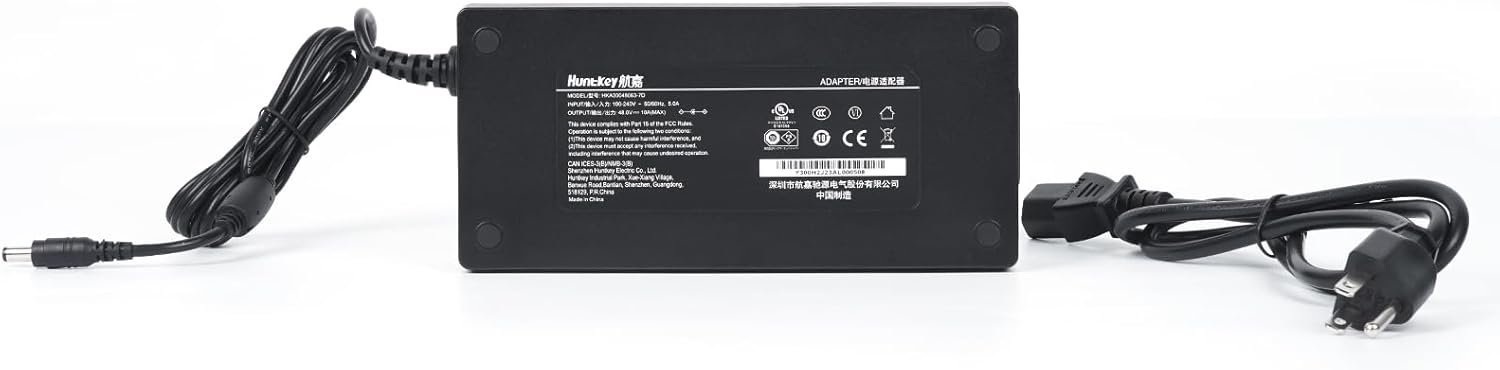 Fosi Audio 48V 10A Power Supply 480W 48VDC Adapter for Home Audio Amplifier ZA3, V3, V3 Mono, BT20A Pro, TB10D Amp