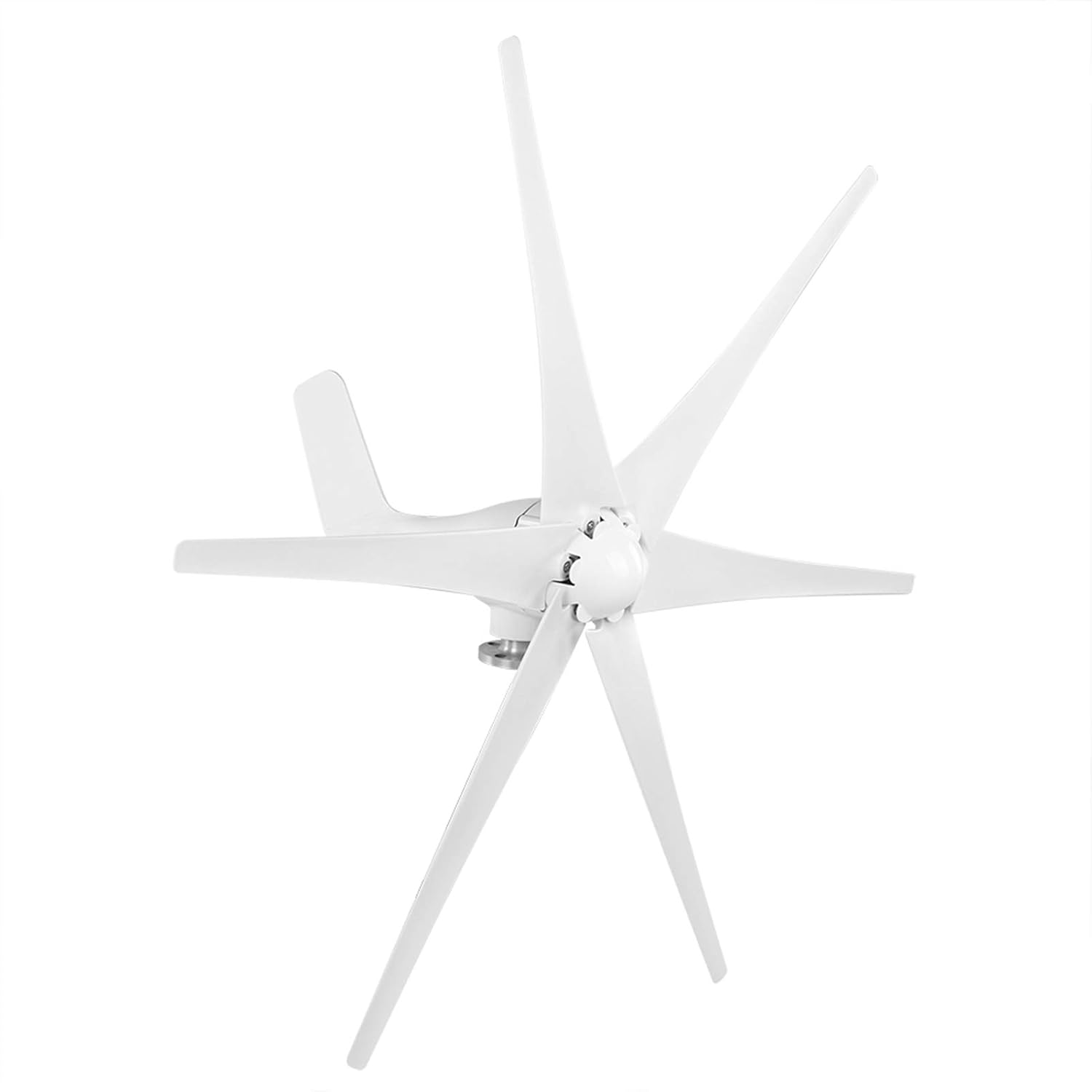 Wind AC Generator, 800W Windmill Turbines Generator Small 6 Blade Wind Industrial Machinery Equipment for Marine Home Charging, Solar Panels (24V)