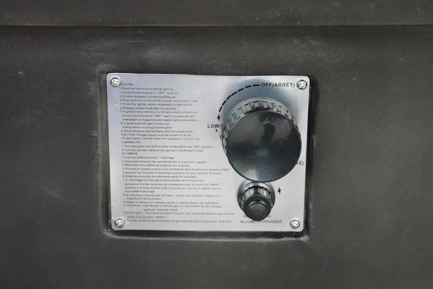 24'' H Concrete Propane,Natural Gas Outdoor Fire Pit Table