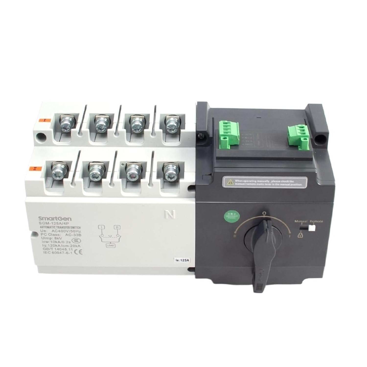 80A 125A 250A 4P 400A 630A Genset Type ATS Dual Power Automatic Transfer Switch Compatible Generator Controller(630A)
