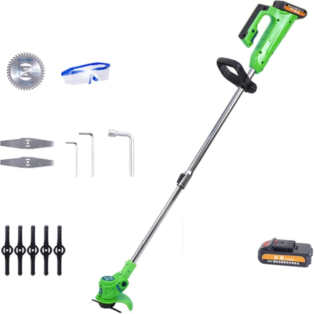 36V Lithium Battery Cordless Weed Electric Lawn Mower Push-Type Electric Gardening Tool Lawn Mower
