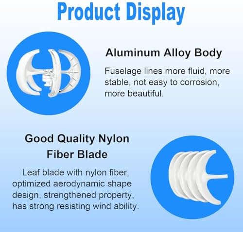 5-Blade Vertical Axis Wind Turbine Generator - 24V for Monitoring Equipment, Street Lighting, Ships & Offshore Platforms - Efficient Renewable Energy Solution