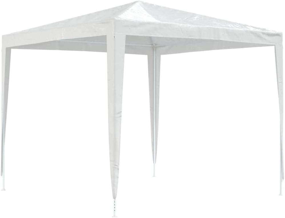 Party Tent 8.2'x8.2' White,Premium Outdoor Canopy: UVResistant and WaterResistant for Ample Party Shelter Outdoor Living, Patio Furniture & Accessories