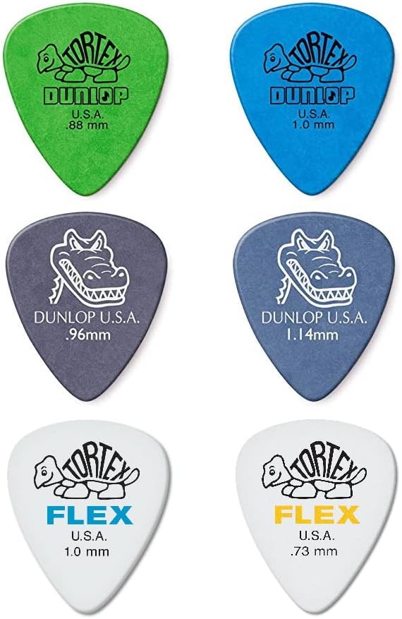 Briskdrop MXR M102 Dyna Comp Compressor Pedal Bundle with 2 Patch Cables and 6 Dunlop Picks