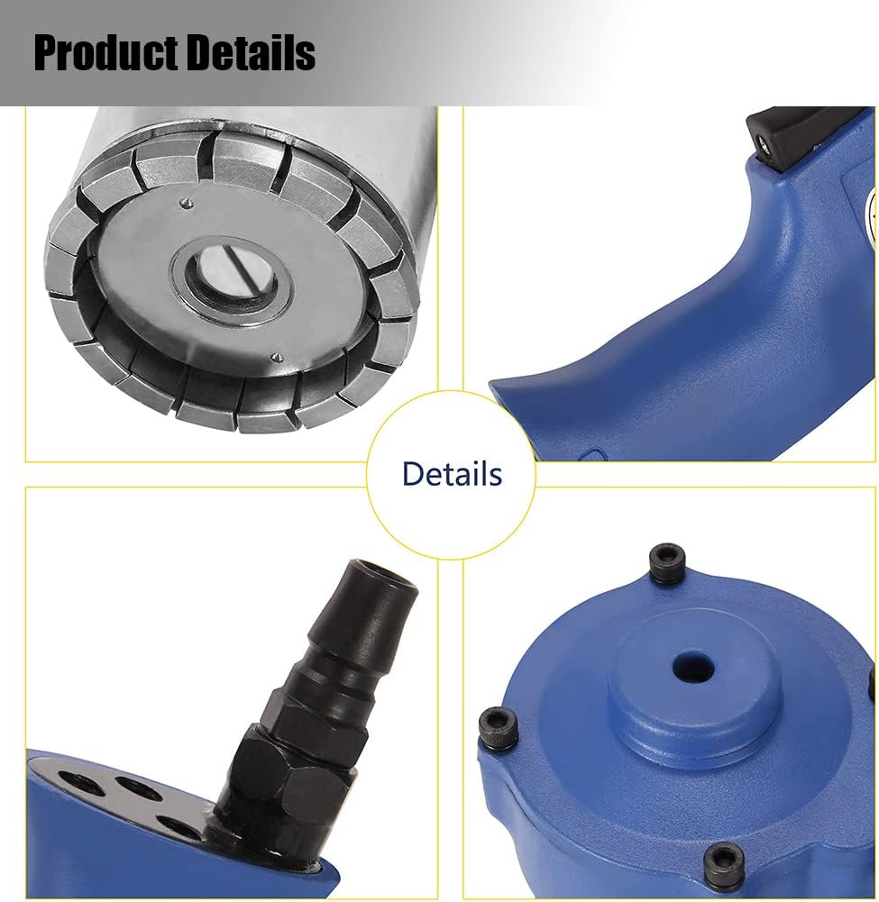 Pneumatic Oil Drum Cap Seal Crimping Machine 200L /53 Gallon Oil Barrel Cap Crimper Sealer Iron Barrel Sealing Sealing Pliers Portable Capping Machine for 74mm Cap 39mm