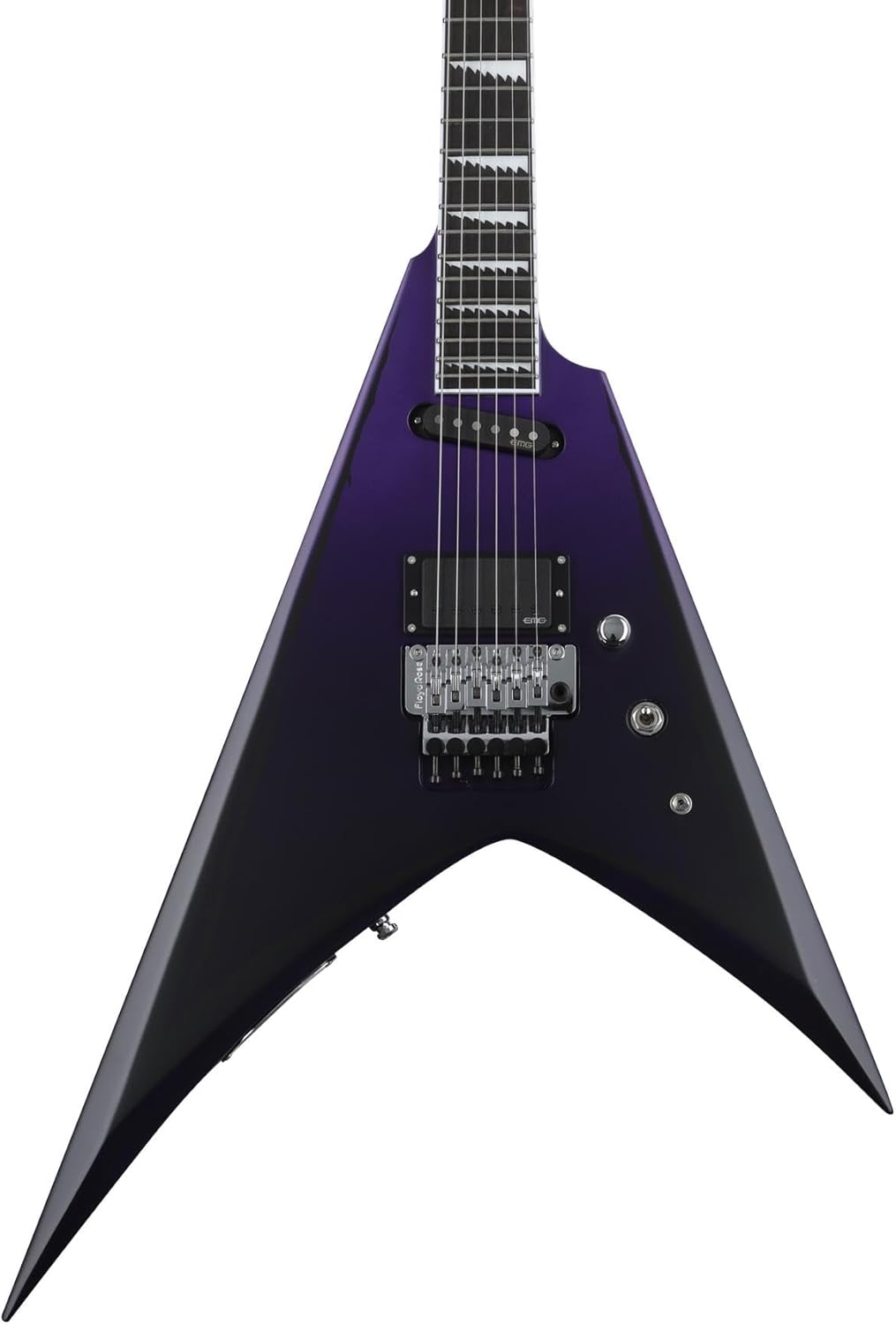 ESP E-II Alexi Ripped Electric Guitar - Purple Fade Satin