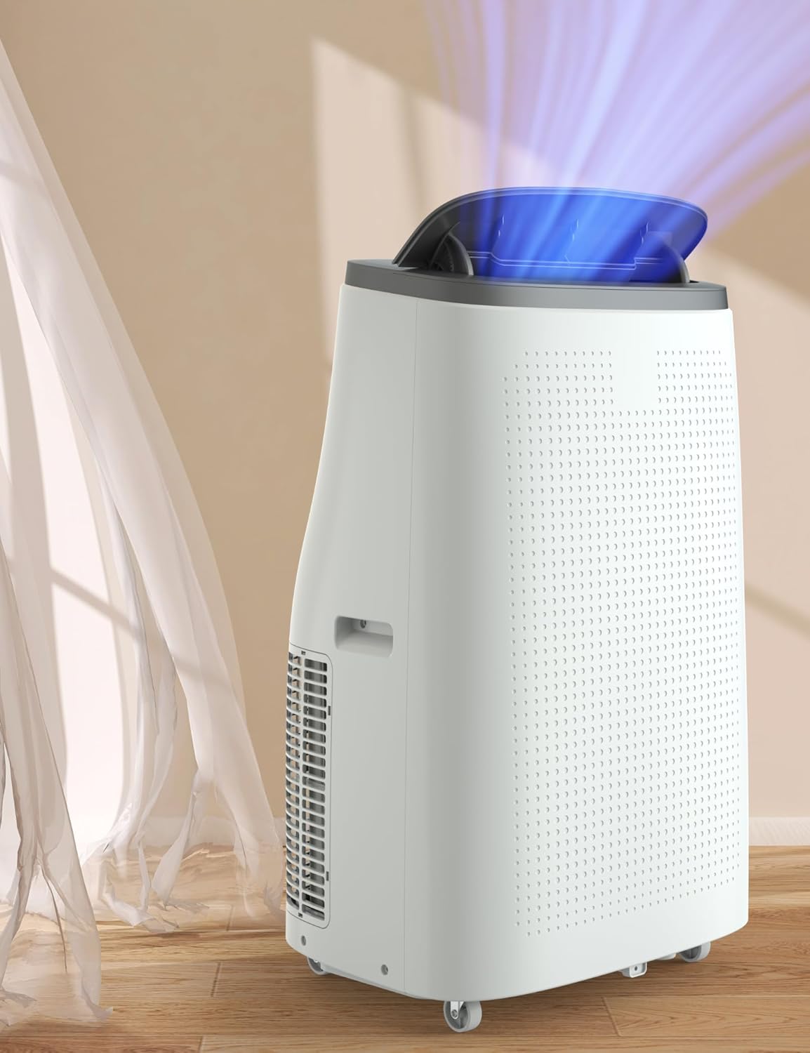 GAOMON 14,000 BTU Portable Air Conditioner, 4 Modes, 2 Wind Speeds, with Remote Control, Dehumidifier & 24 Hour Timer, Portable AC for Bedroom, Living Room, Home, Office, Studio Apartment