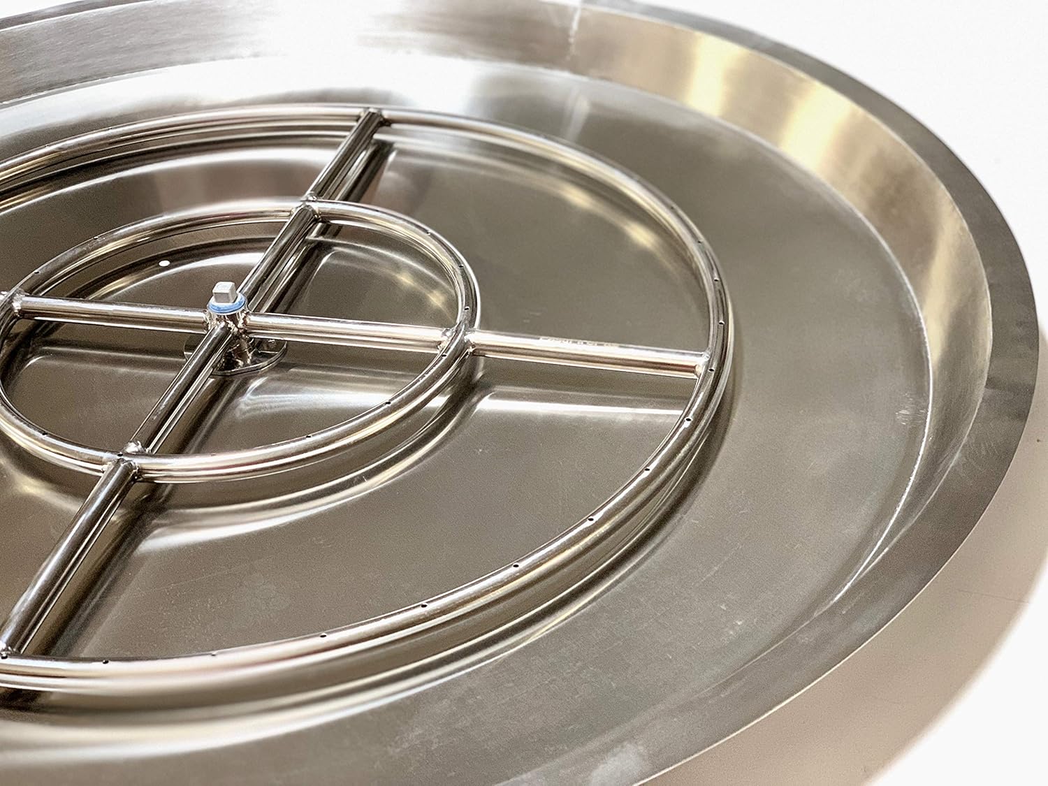 EasyFirePits Pre-Plumbed Natural Gas/Propane Gas Fire Pit Ring Burner Pan & Full Combo Connection Kit (35.00, 24