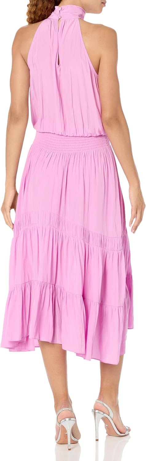 Ramy Brook Women's Ila High Neck Midi Dress