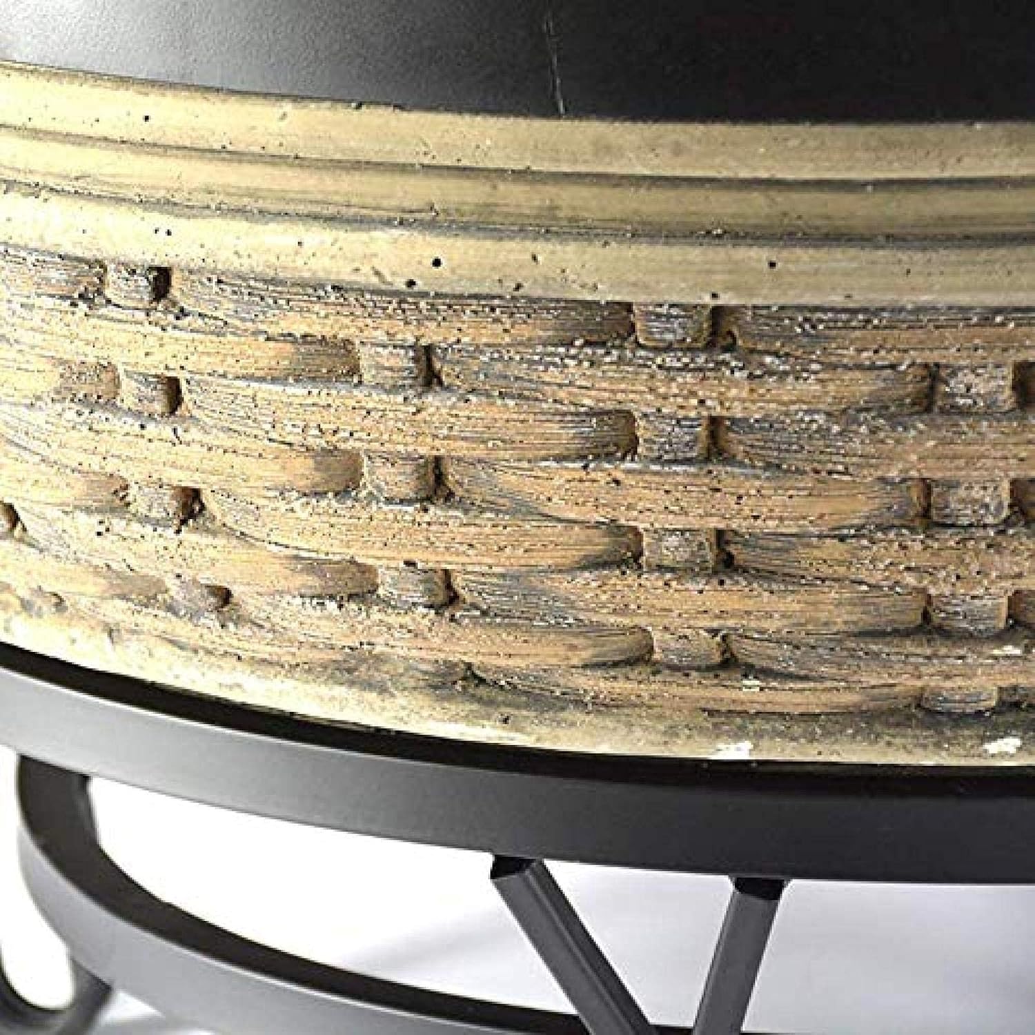 Products Fire Pit BBQ Grill Fire Bowl Outdoor Bowl Garden Stone Barbecue Bonfire Grill Heating Brazier Magnesia Round Table Tabletop Stove