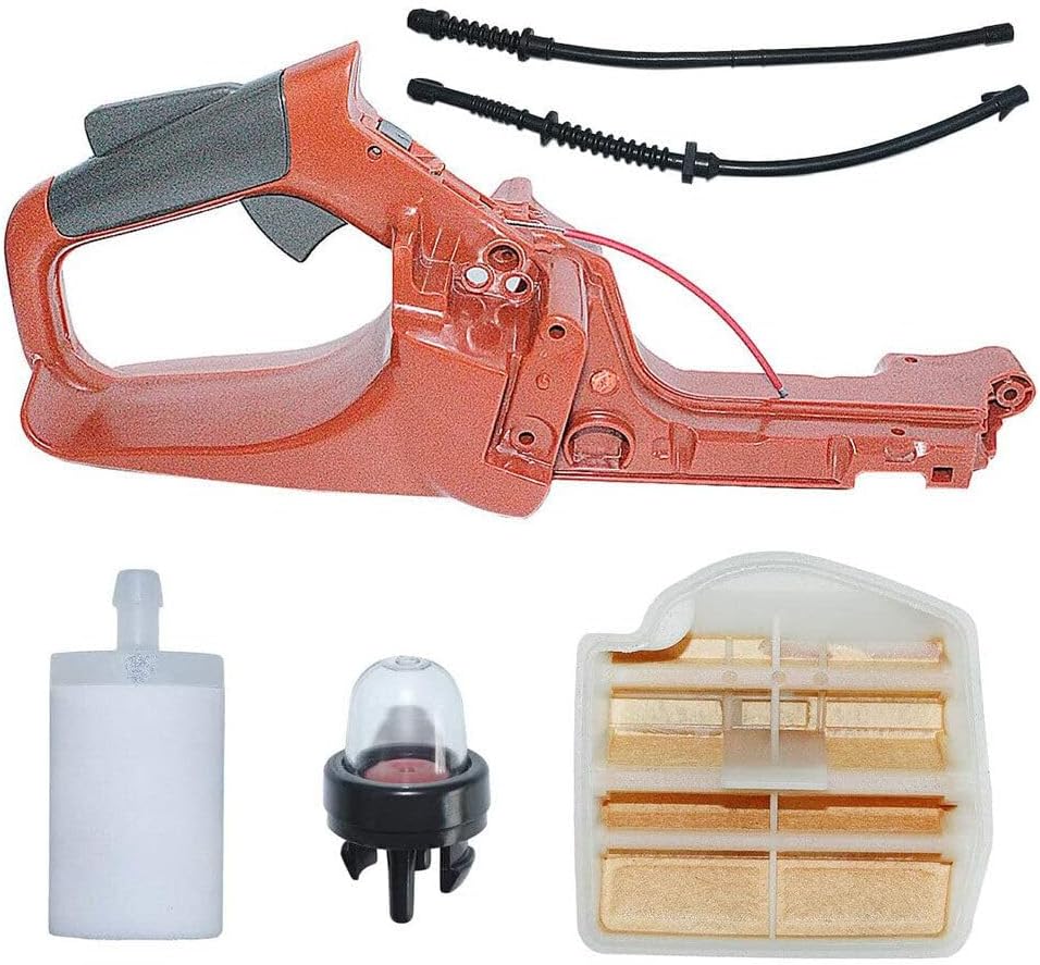 Replace Tool Spare Part for Machines Fuel Tank Rear Handle Kit for Husquarna 445 450 445E Chainsaw 525862104 (#US-20072024-08320)