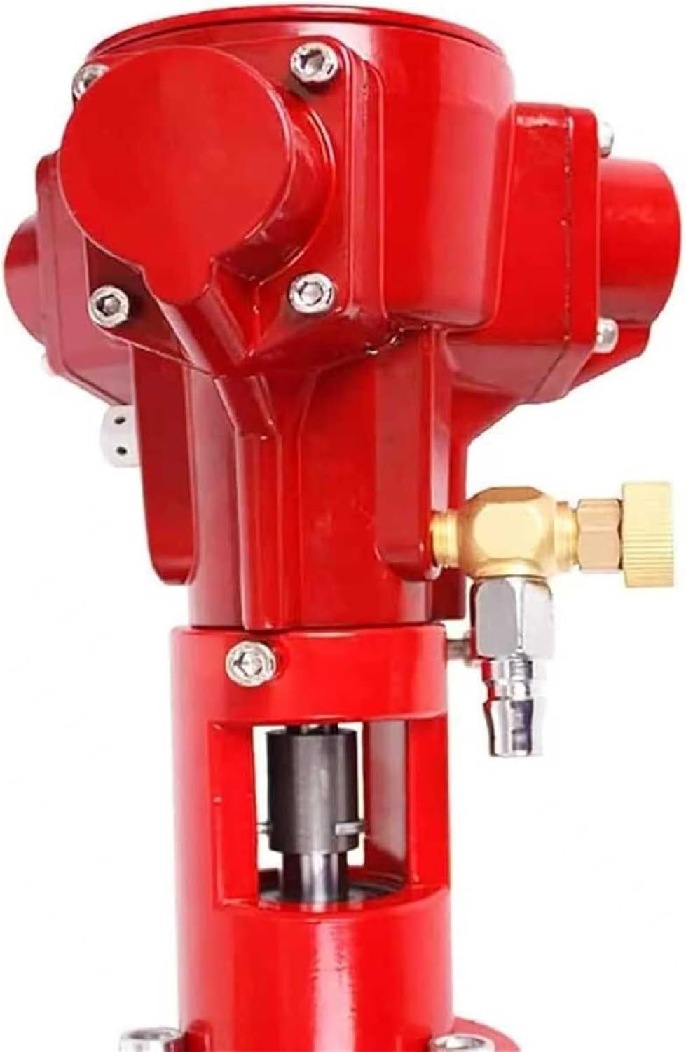 5 Gallon Pneumatic Paint Mixer Stirrer, Lift Paint Stirring Machine, Desktop Air Agitator, with Stand, 2600RPM/min, for Mixing Plaster/Paint/Mortar/Glue