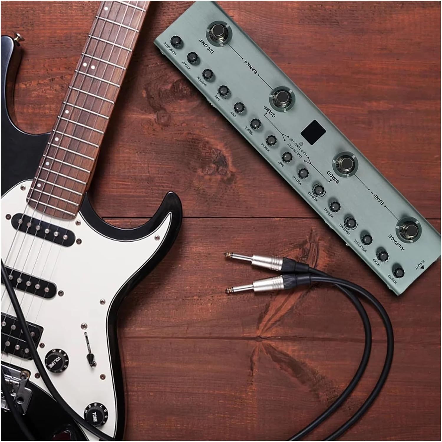 Professional Guitar Effects Pedals Guitar Multi Effects Pedal With 36 Presets Including Reverb Delay And Modulation Amplifier Functions(B)