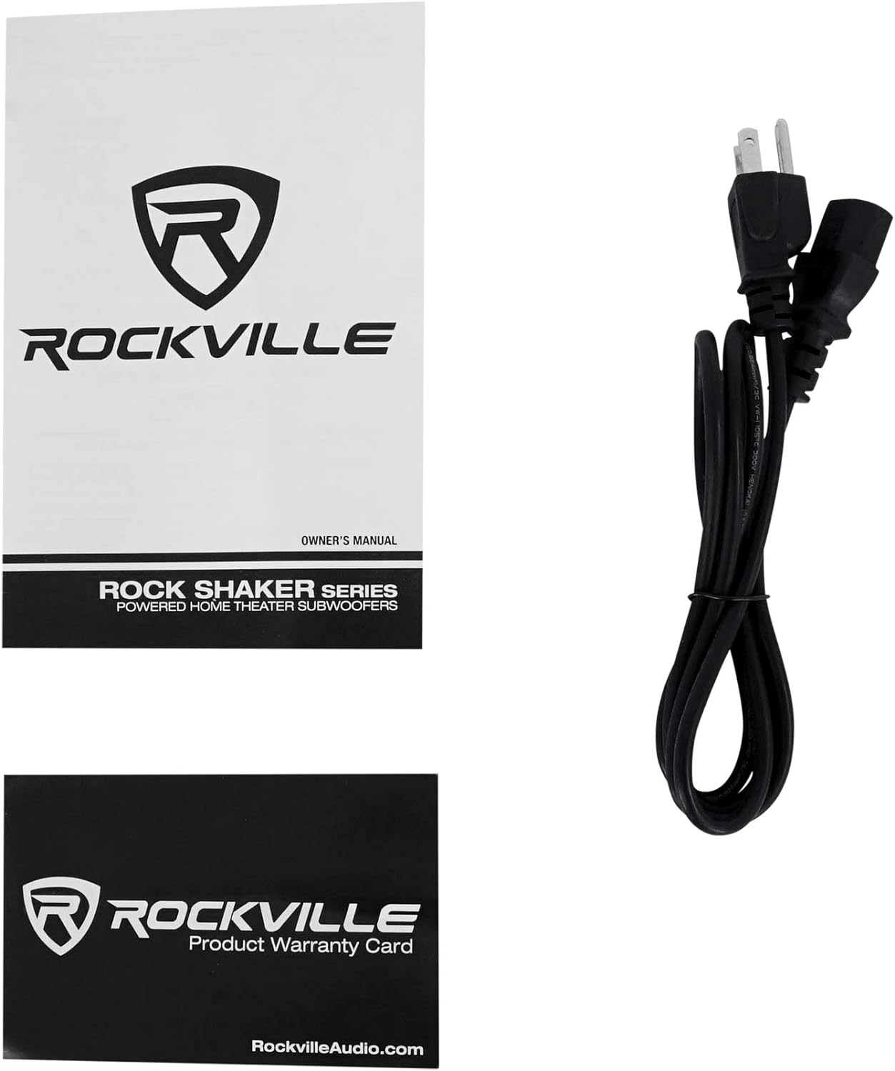 Rockville Rock Shaker 10 Black 600W Powered Subwoofer, Class-D Amp, Adjustable Crossover, MDF Enclosure, for Home Theater and Studio