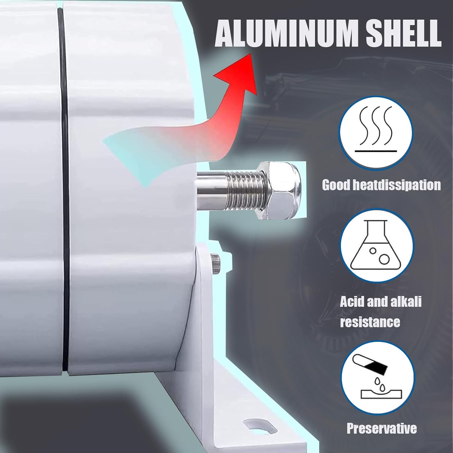 Permanent Magnet Generator, 600w Three Phase Electric AC Alternator for Vertical or Horizontal Wind Turbine Wind Generato with Rectifier 48V