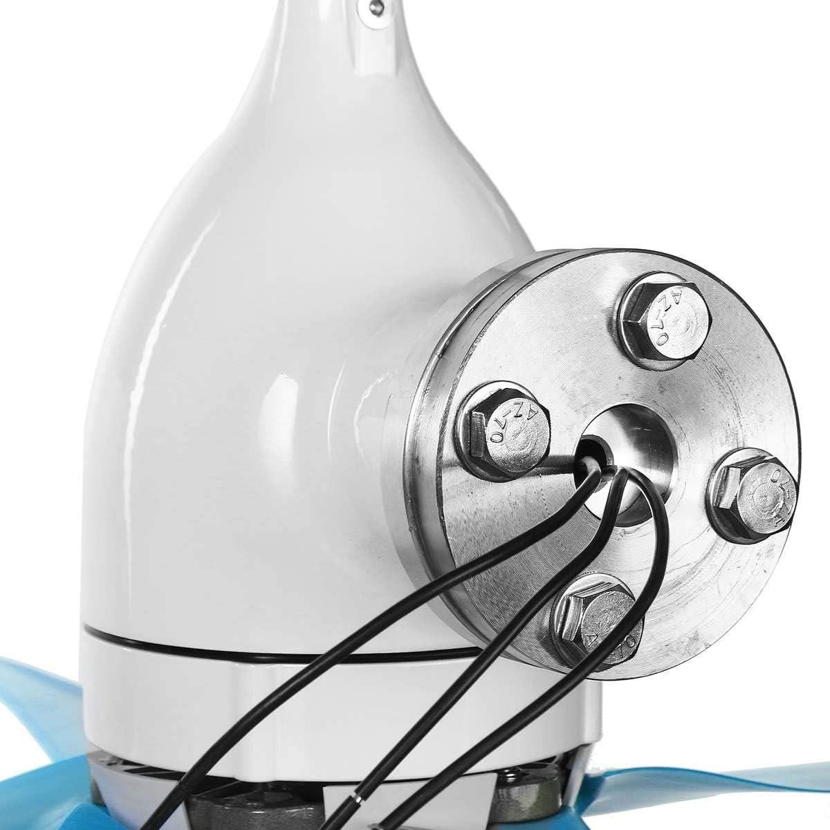 8000W 12V/24V 3/5/6 Blades Horizontal Wind Generator Wind Turbines Generator Windmill Energy Turbines Charge for Home Camping,24v,3 Blades