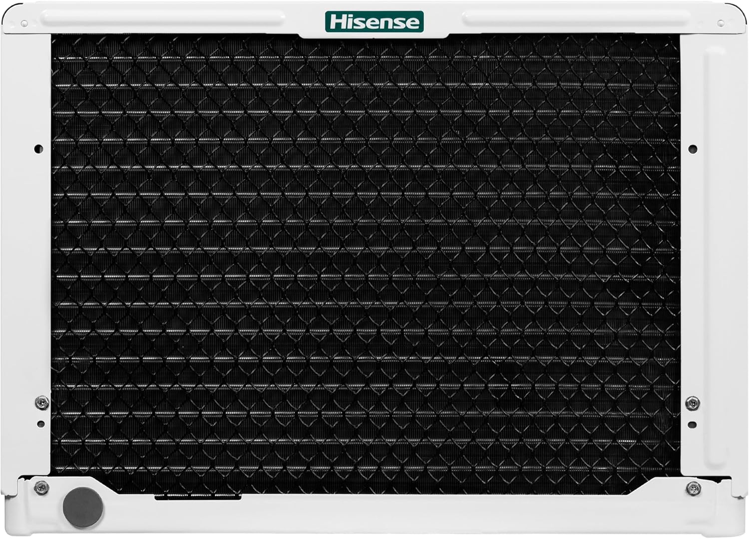 Hisense 8,000 BTU Smart Inverter Window Air Conditioner with Easy Install Bracket, Covers Up to 350 Sq Ft, Ultra-Slim Profile, 3 Fan Speeds, 700W, Smart controls, 4‑Way Air Direction - HLAW0825TW