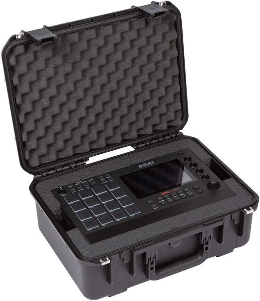 SKB Cases 3i1813-7MPC2 iSeries 1813-7 AKAI MPC Live II Case; Open Compartment for Headphones, Cables, and Other Accessories; Ultra High-strength Polypropylene Copolymer Resin Shell