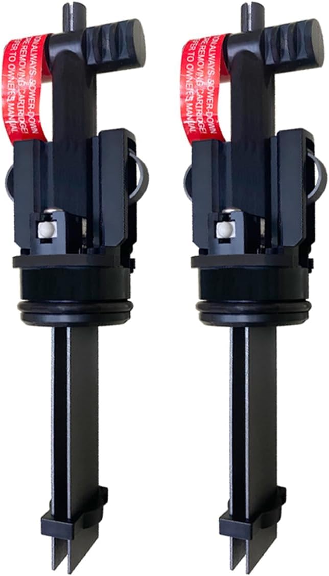 Salt System Cartridge Replacement for Fresh Water Salt System,Universal Swimming Pool &Spas Filter,4-Month Lifespan,Easy-Install Kit,Black (2, Black)