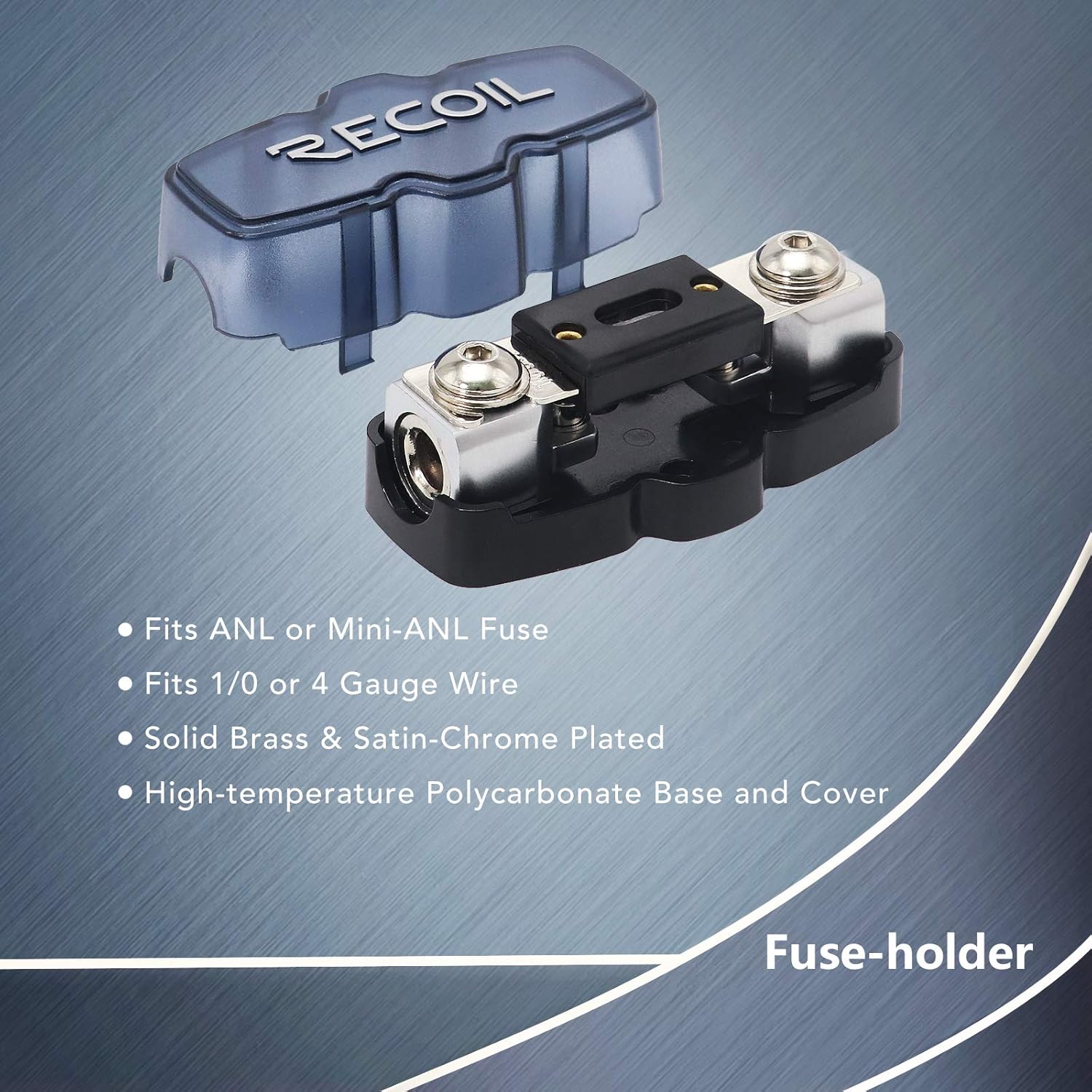 RECOIL PCK4 True 4 Gauge 99.99% Oxygen Free Copper Complete Amplifier Wiring Kits