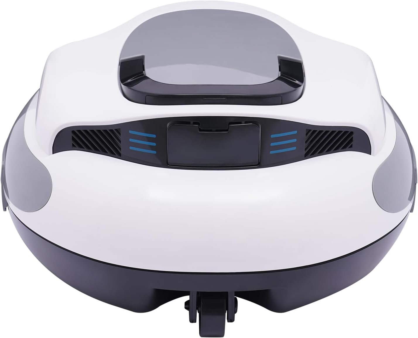 Robotic Cordless Pool Vacuum Cleaner for Above Ground & Inground Flat Pools, Dual Brushless Motors, Self-Parking Automatic Pool Cleaner with 5000mAh Battery