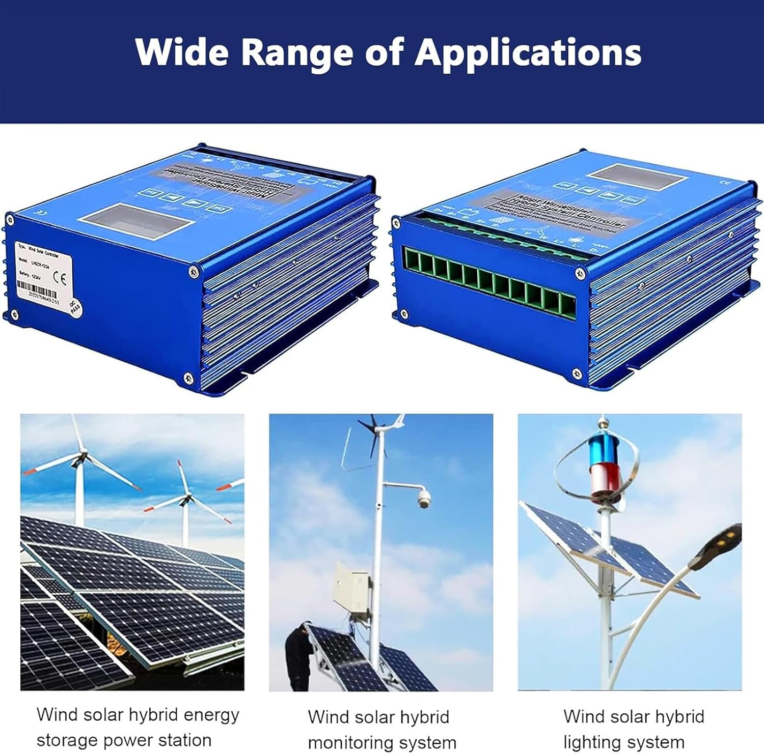 16000W Wind Solar Hybrid MPPT Charge Controller+ Solar Controller Wind Solar 12V 24V Auto Regulator Home Use Wind Generator,220v