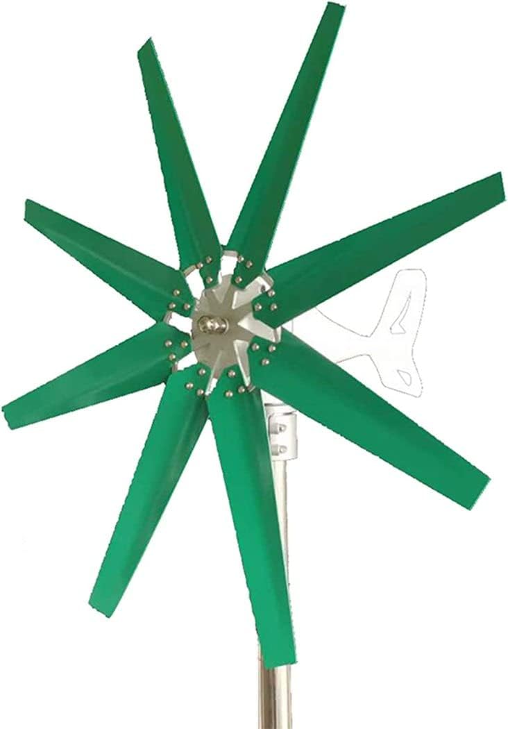 LiuSj JUnSt 8 Blades Horizontal Home Wind Turbine 8000 W, 12 V Generator Charge with Controller Windmill Energy Wind Generator for Home Use Yacht Farm