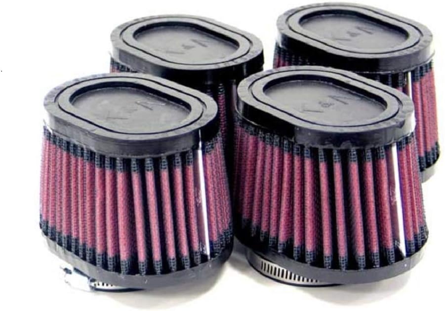 K&N High-Flow Original Lifetime Universal Clamp-On Air Filter: High Performance, Premium: Flange Diameter: 2.125 In, Filter Height: 2.75 In, Flange Length: 0.625 In, Shape: Oval Straight, RU-0984