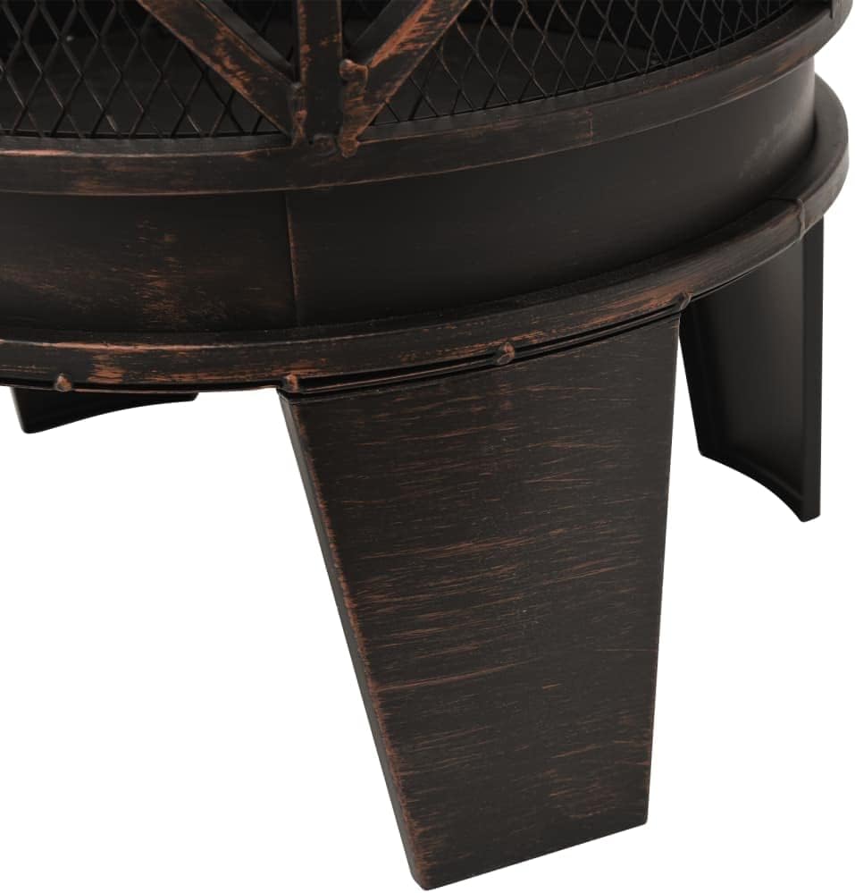 Rustic Outdoor Fire Pit, Φ16.5