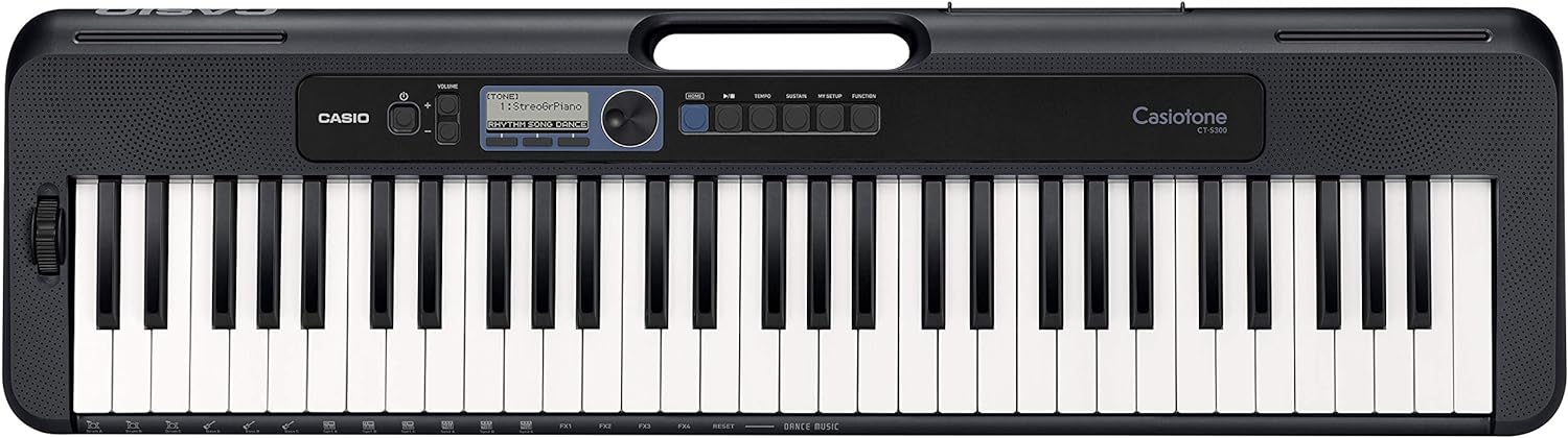 Casio CT-S300 PPK 61-Key Premium Keyboard Pack with Stand, Headphones & Power Supply