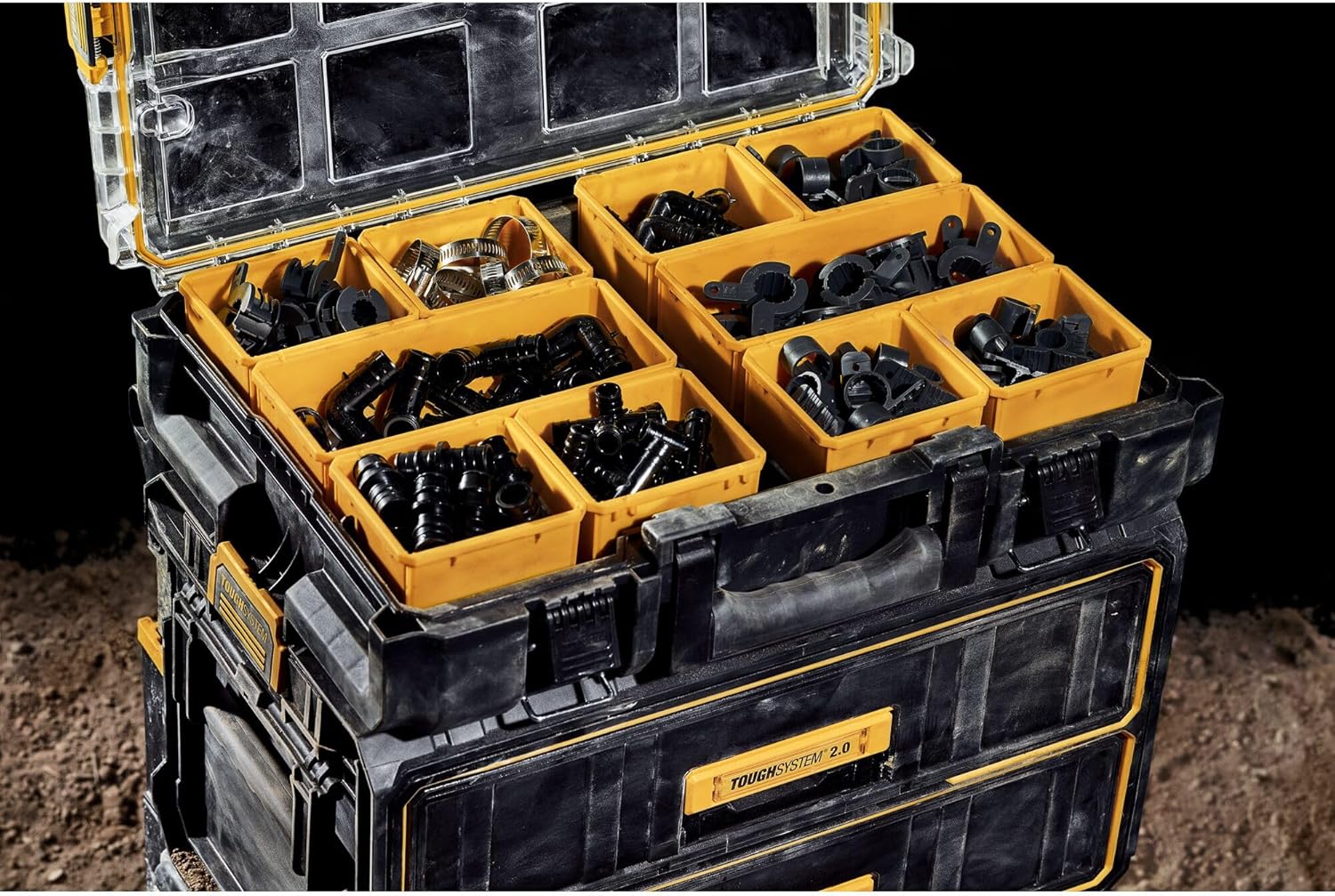 DS100 TOUGHSYSTEM™ 2.0 Toolbox with Clear Lid