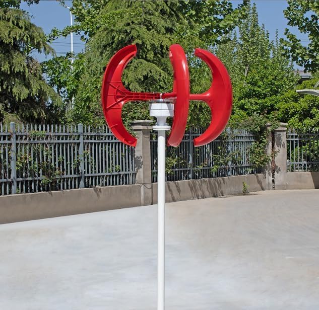 9000W Low Noise 5 Blade Wind Turbine Generator Kit, with Controller 3 Phase Lantern Wind Turbine Generator for Cabins Or Home