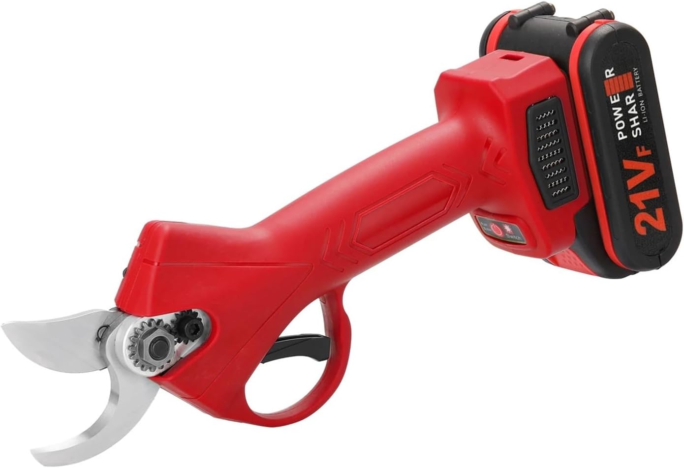 21V 800W max.Cordless Electric Pruner Pruning Shear Efficient Fruit Tree Bonsai Pruning Branches Cutter Landscaping Tool(Brown)