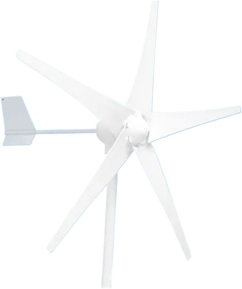 Wind Turbine Generator Kit, Wind nerator 800w 12v 24v 48v Wind Turbine with 3/5 Blade 2m/s Low Wind Speed Starting Wind Turbines for Hybrid Solar Wind System(5 Blades,24V)