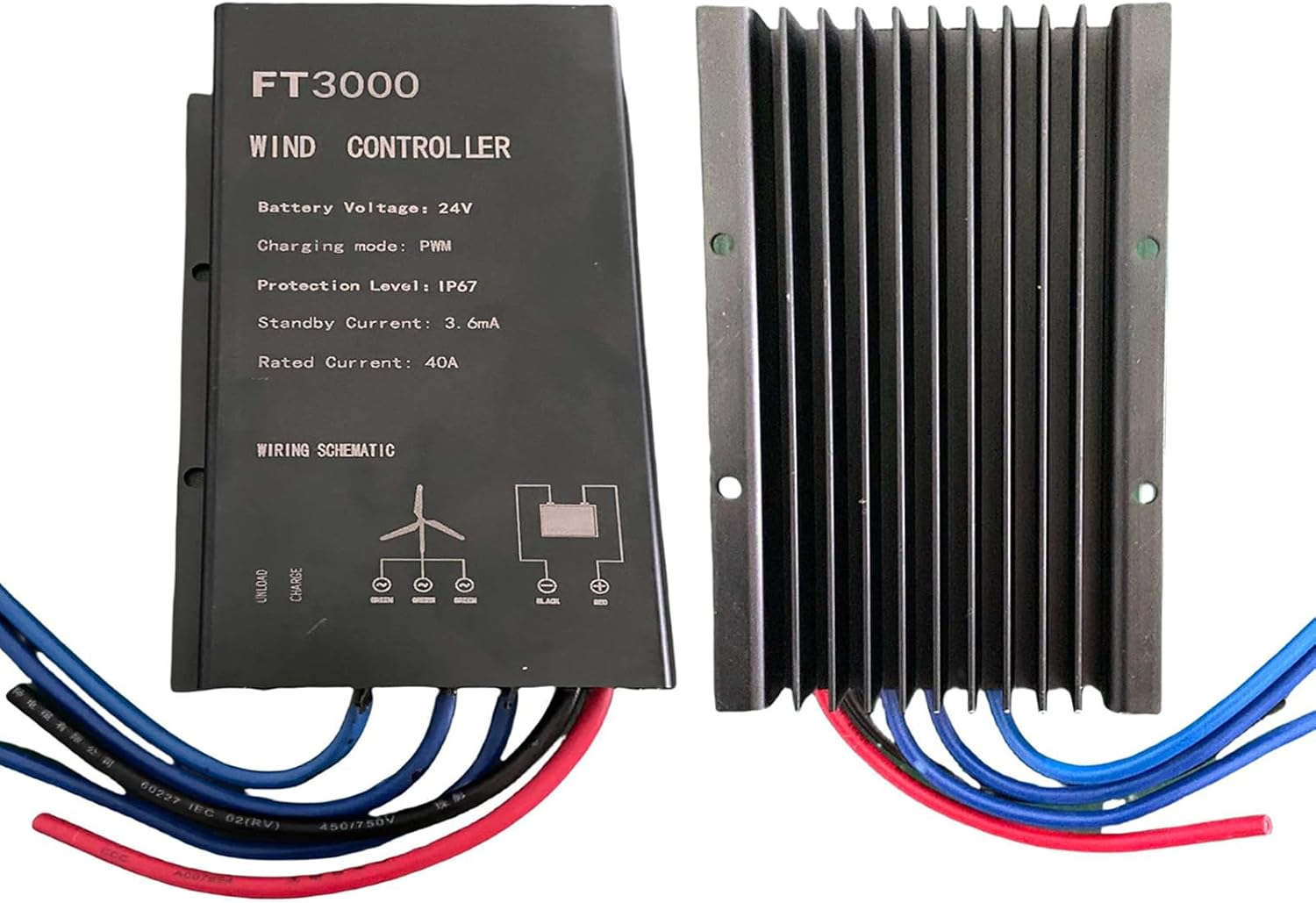 48v,12000W Wind Solar Hybrid System MPPT Charge Controller, for All Wind Turbines Home Wind System 12V 24V 48V Auto Regulate for Home Appliance