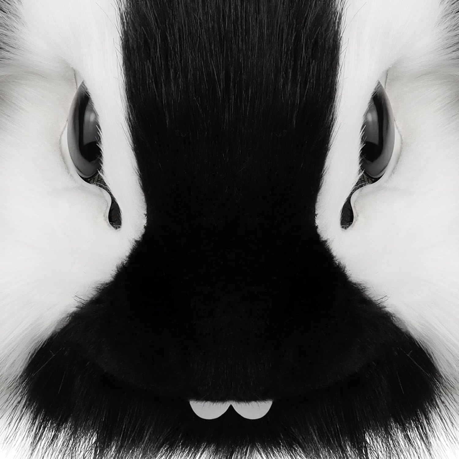 Furry Fursuit Bunny Head Mask Handmade Animal Anime Cosplay Costume Accessory for Easter Halloween