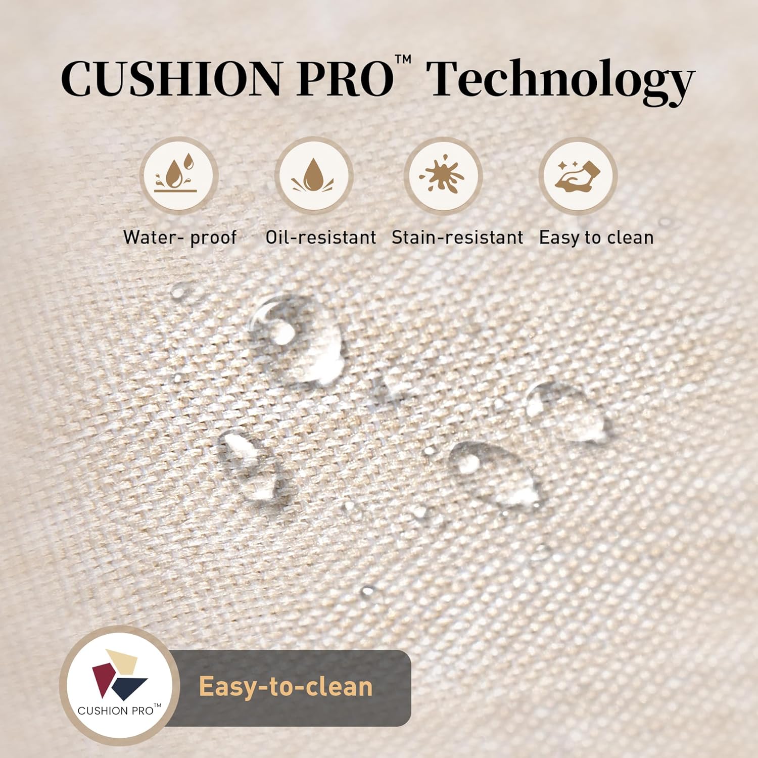 Patio Furniture Set Outdoor Furniture Brown Wicker Rattan Patio Conversation Sets with Cushion Outside Sofa Set,6 Pieces with Rectangular Firepit Table,9 Seats,Beige