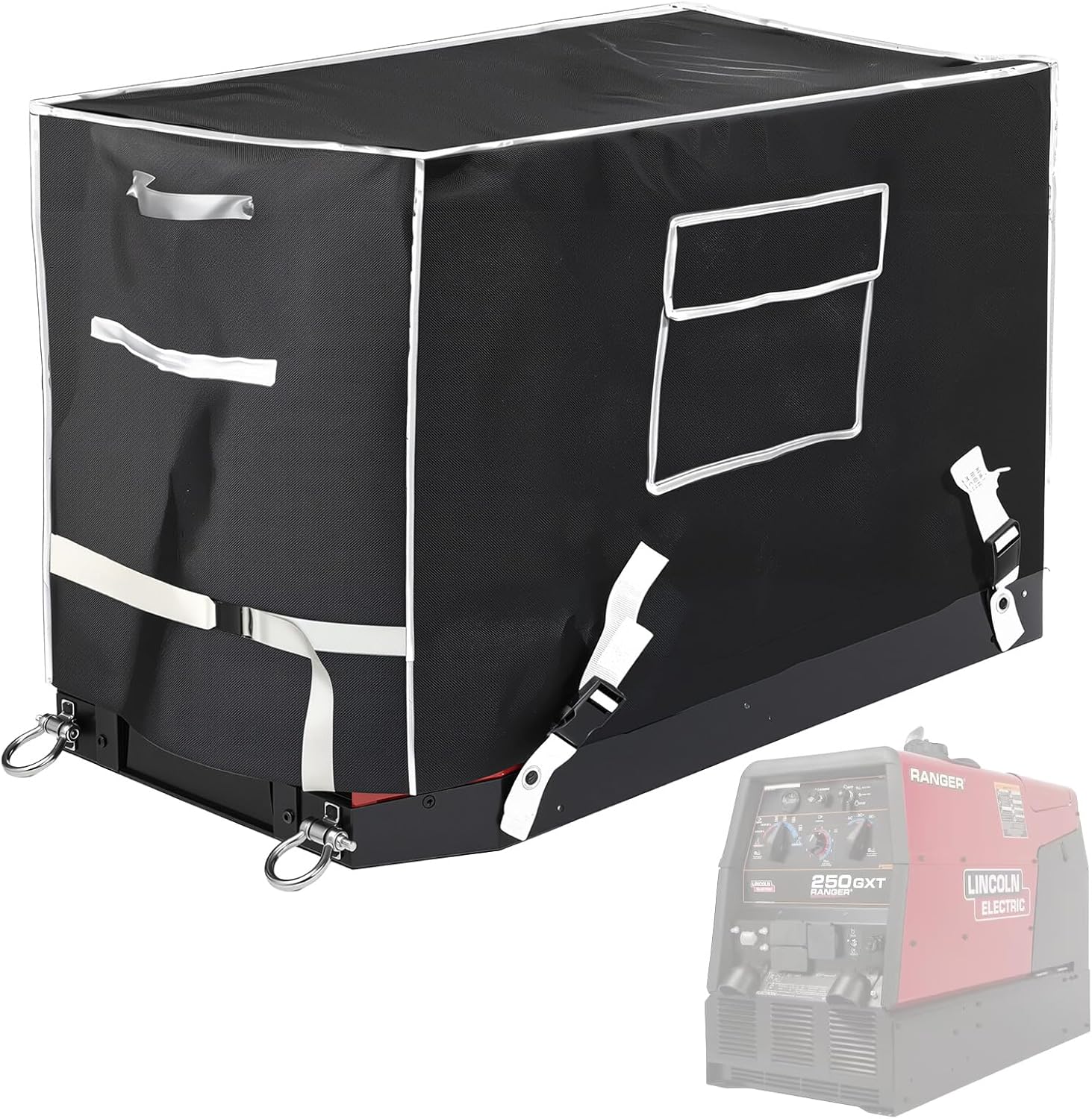 Waterproof Welder Generator Cover - Fits for Lincoln Electric Ranger GXT/250/305 Series - Heavy Duty 600D Oxford, All Weather Protection, Fits Ranger 250 GXT, 250, 250 LPG, 305 G, 305 LPG, 305 G EFI